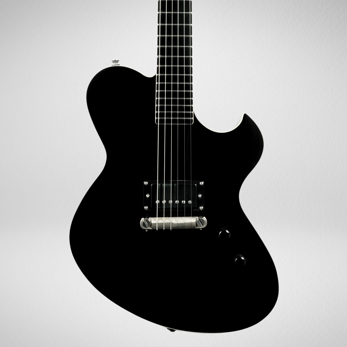 NEWMAN HONEYCOMB JUNIOR BLACKOUT GUITAR-X BLACK - 031024