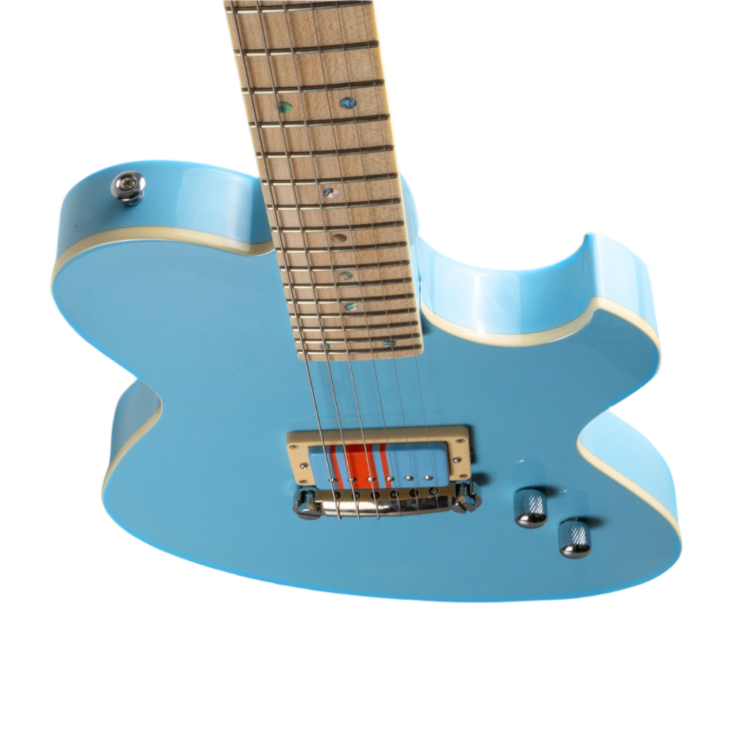 NEWMAN HONEYCOMB JUNIOR GT-40 GUITAR-X - BABY BLUE- ULTIMATE BILLY EDITION (5 PICKUPS INCLUDED)