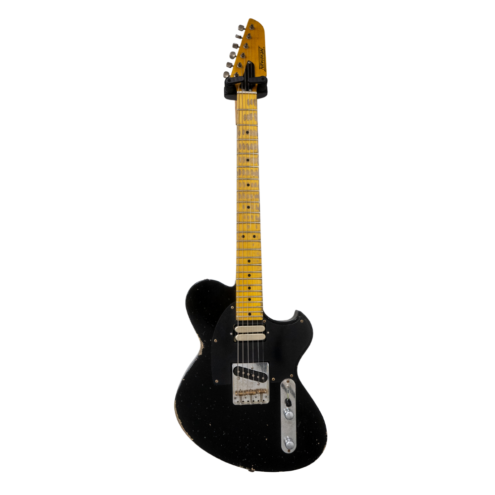 NEWMAN TORN AND FRAYED - BLACK HEAVY AGED